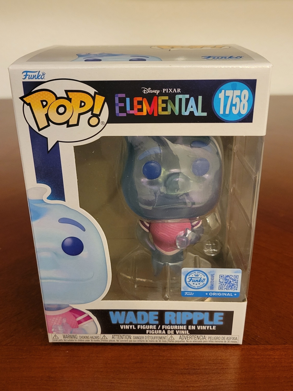 Funko Pop Disney Pixar Elemental Wade (Funko Exclusive) #1758